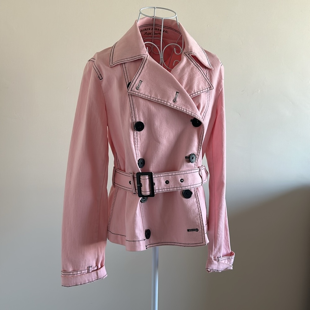SIZE M / 98% Cotton / Ralph Lauren Pink Denim Jacket